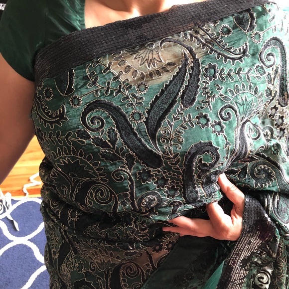 Other - Embroidered Tissue Saree
